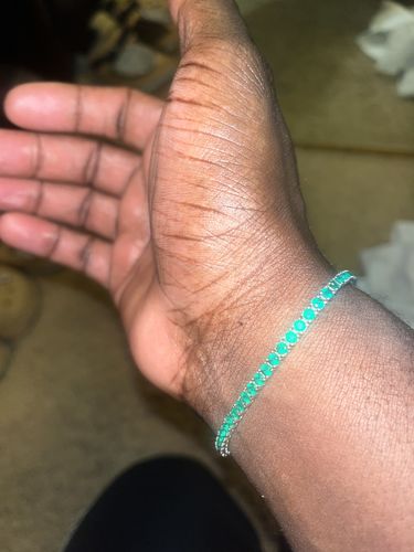 Customer photo review of Tennis Bracelet - Verde