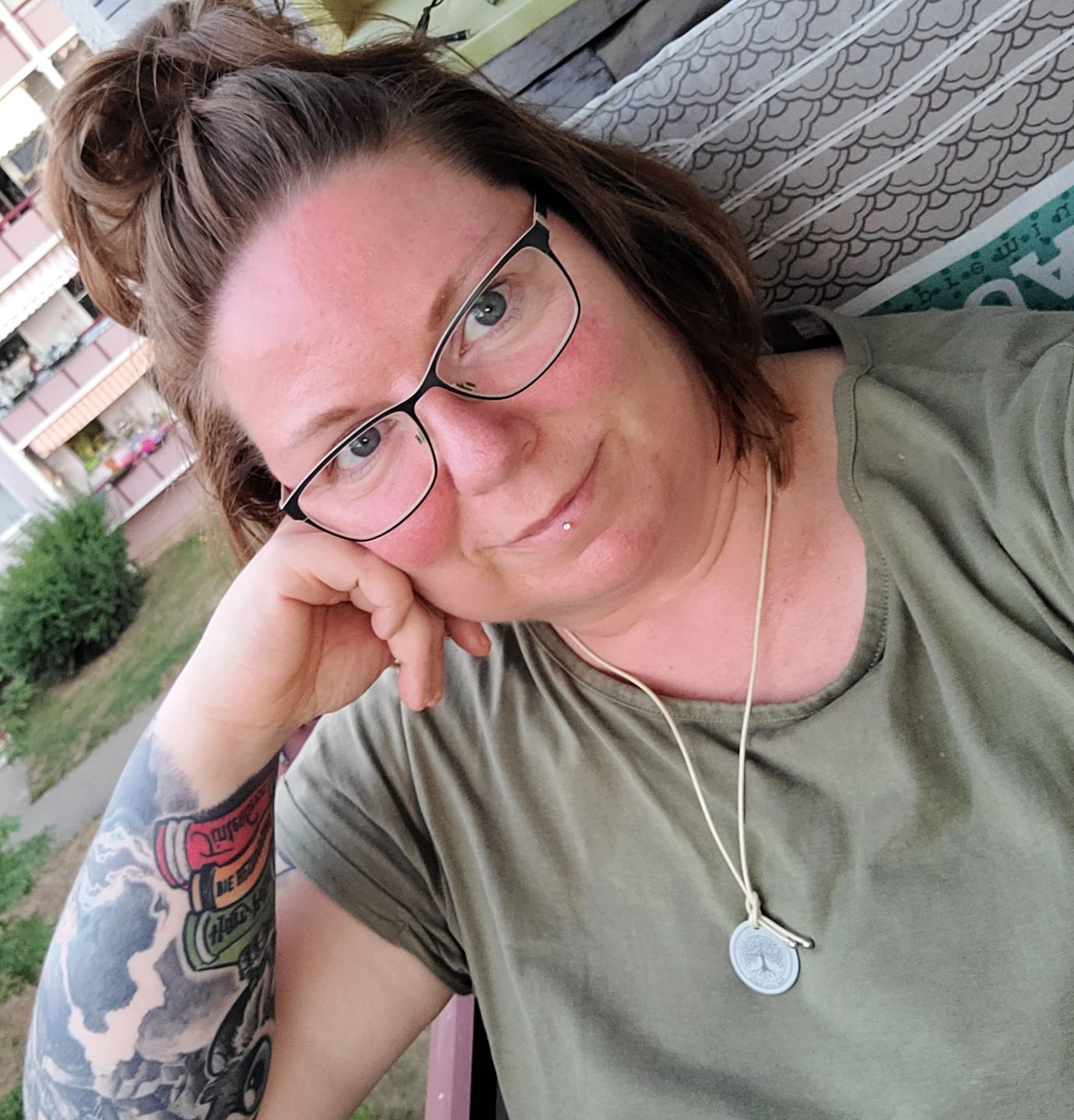 Customer photo review of personalisierbare Halskette - Lebensbaum