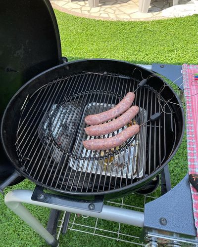 Customer photo review of Pork Sausage Cheddar Jalapeno skin packed