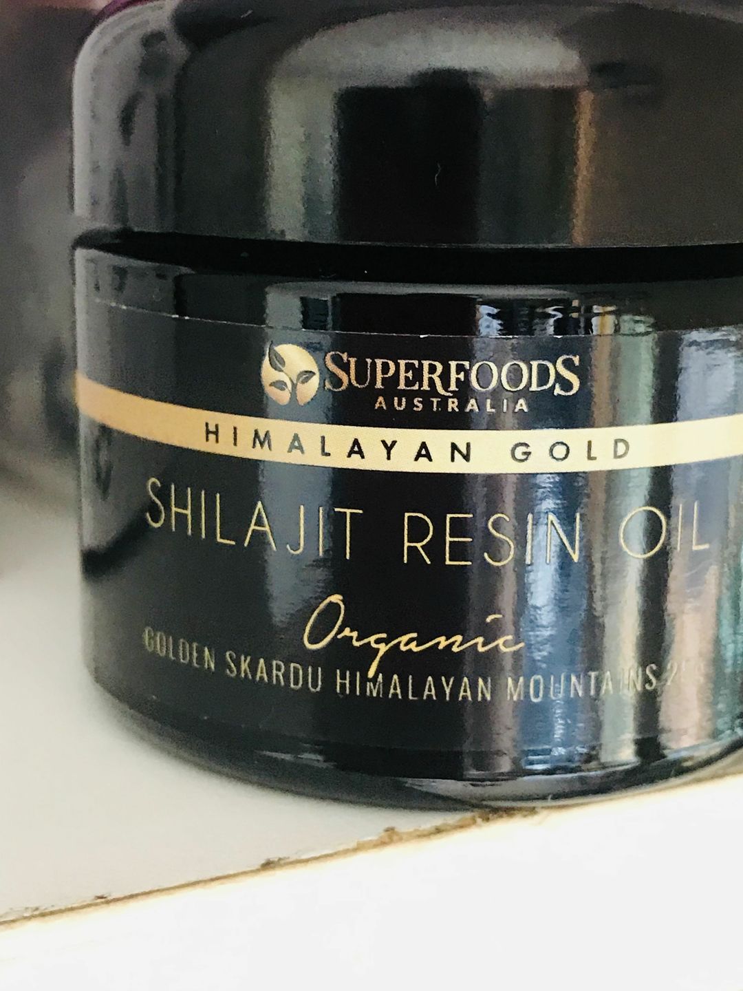 Customer photo review of Shilajit Resin Oil Himalayan Gold