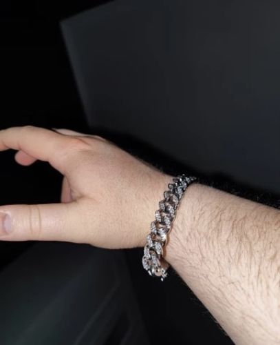 Customer photo review of Blinged Out Cuban Bracelet