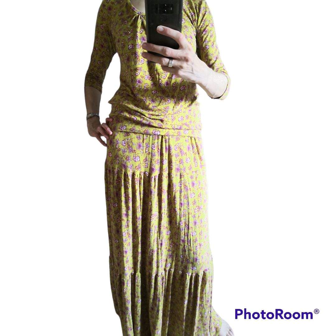 Customer photo review of Dandy Floral Tencel Modal Jersey Fabric
