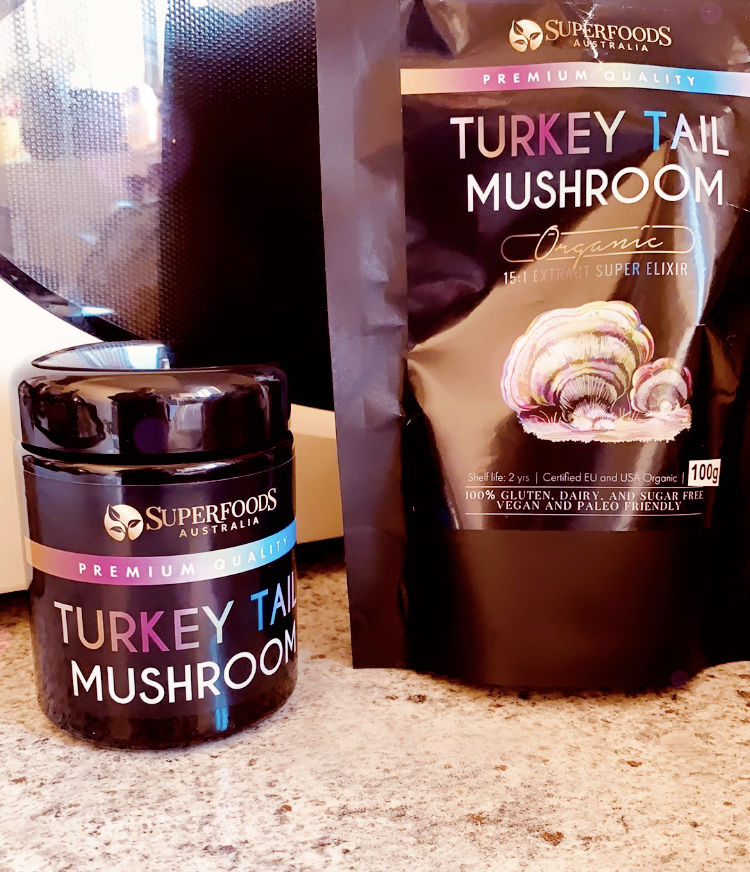 Customer photo review of Turkey Tail Mushroom Extract Powder