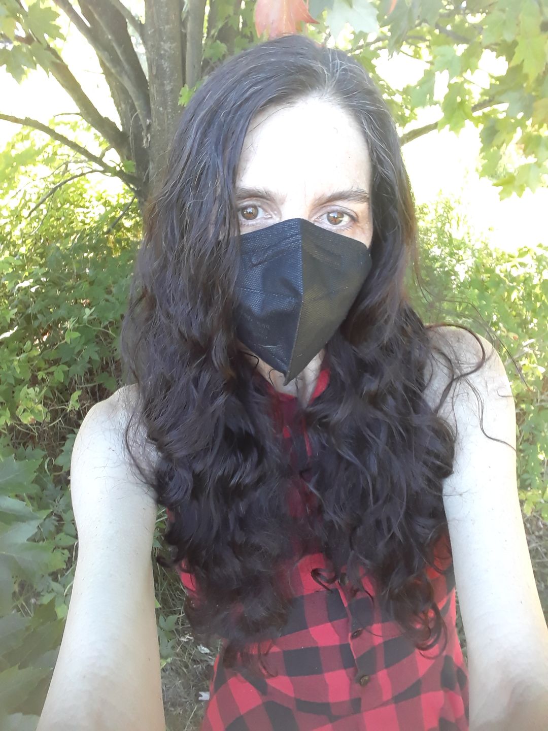 Customer photo review of KN95 Respirator Face Mask Individually Sealed by PPE Supply (Cone Shape)