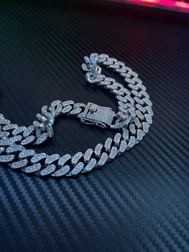 Customer photo review of Blinged Out Cuban Chain