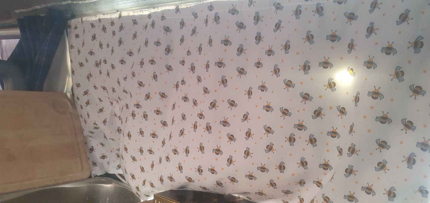 Customer photo review of Bees and Dots Polycotton Fabric