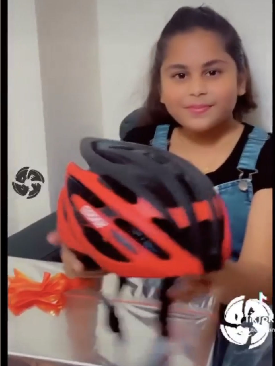 Customer photo review of Inline Speed Skating Helmet