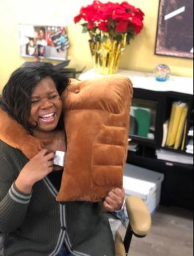Customer photo review of Boyfriend Body Pillow