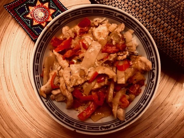Customer photo review of Rotes Thai Curry Kochbox (für 3-4 Portionen) in der Schilfgrastasche