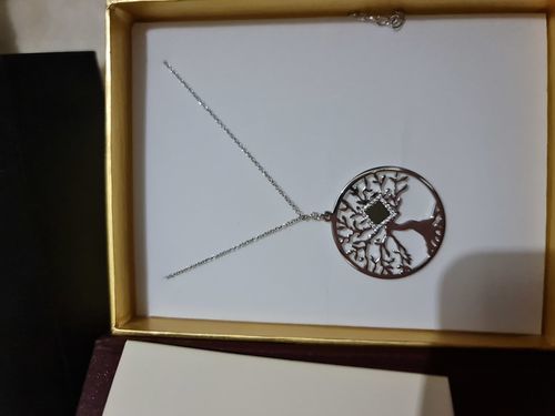 Customer photo review of Tree of Life Necklace