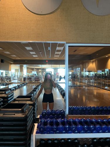 Customer photo review of Olive Twist Sports Bra