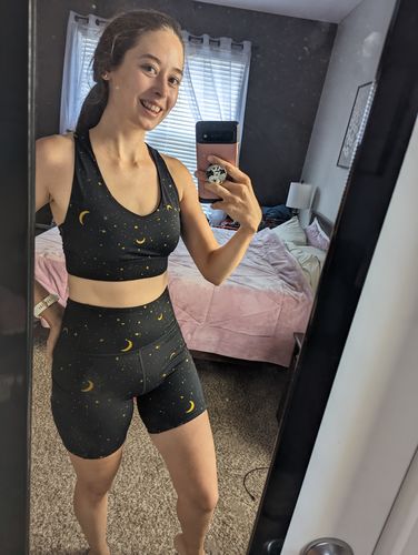 Customer photo review of Biker Shorts - 6'' - Moons | MT SPORT