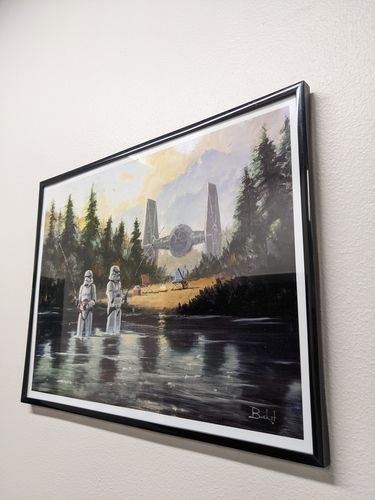 Customer photo review of Stormtroopers Get Schooled by Artist Bucket
