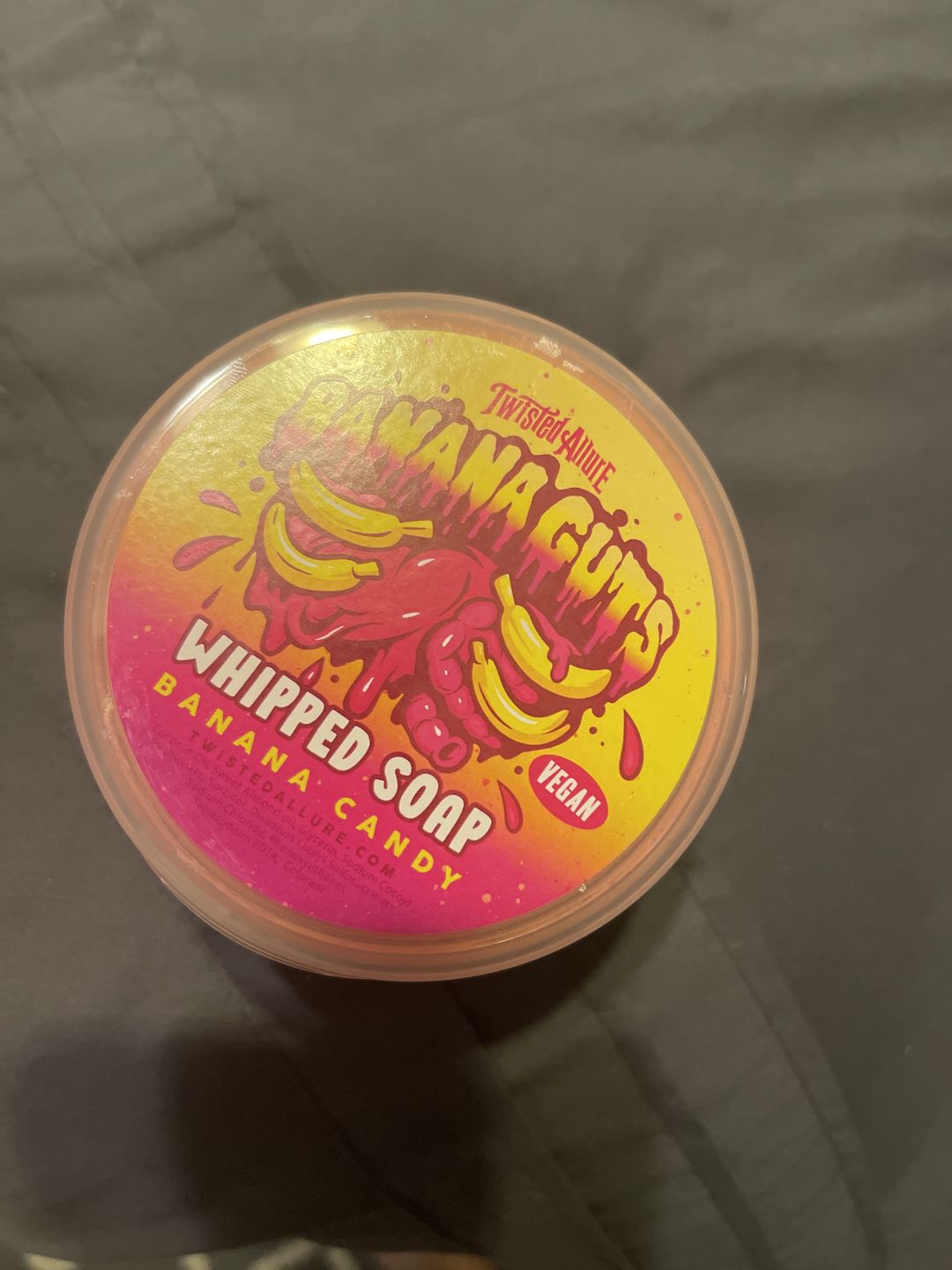 Customer photo review of Banana Guts Whipped Soap