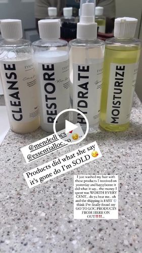 Customer video review of Complete Loc Retwist Bundle--Shampoo + Conditioner + Mist + Oil & Gel