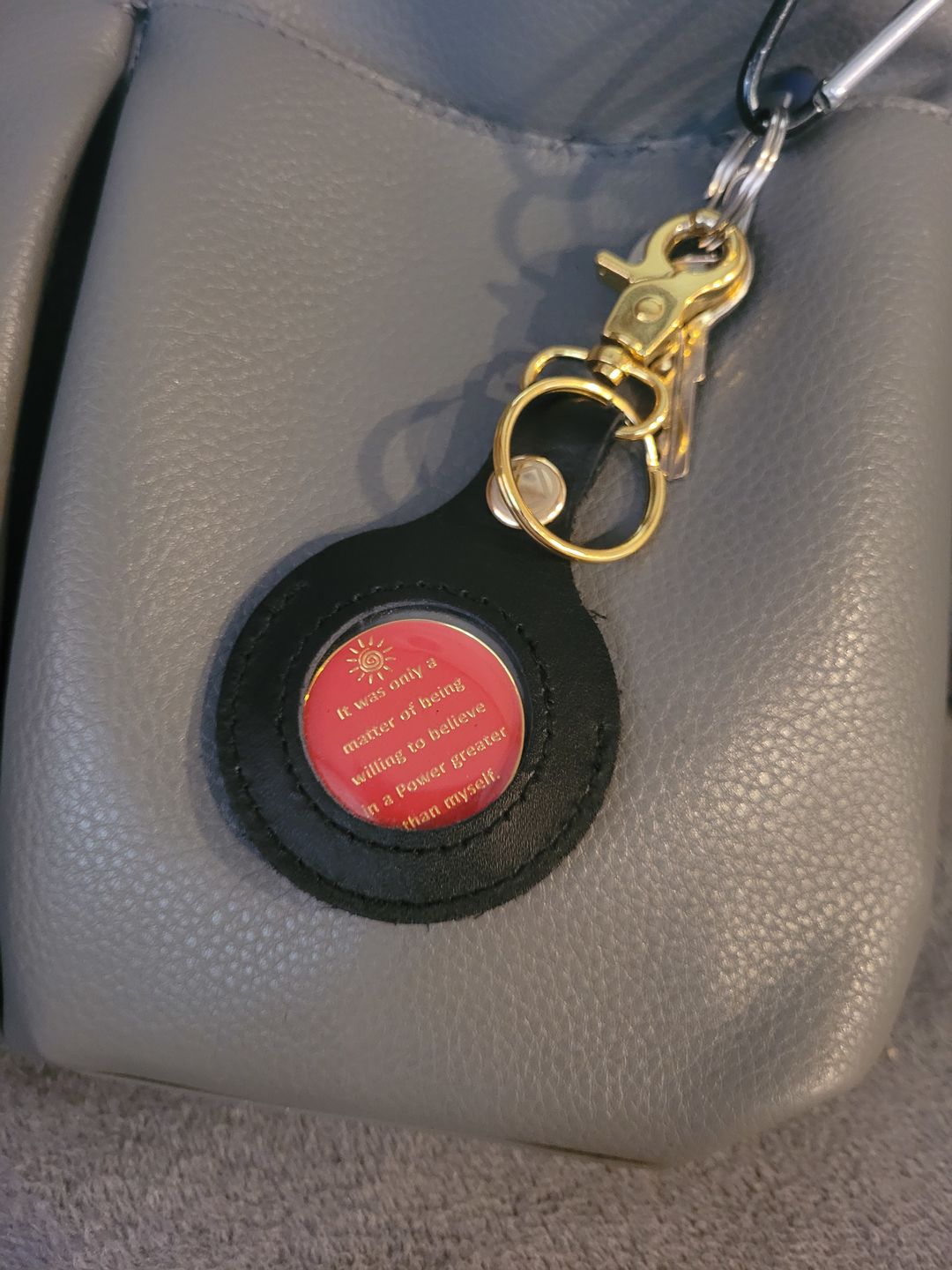 Customer photo review of Stood in the Sunlight 1 Year Specialty AA Recovery Medallion - Tri-Plated One Year Chip/Coin
