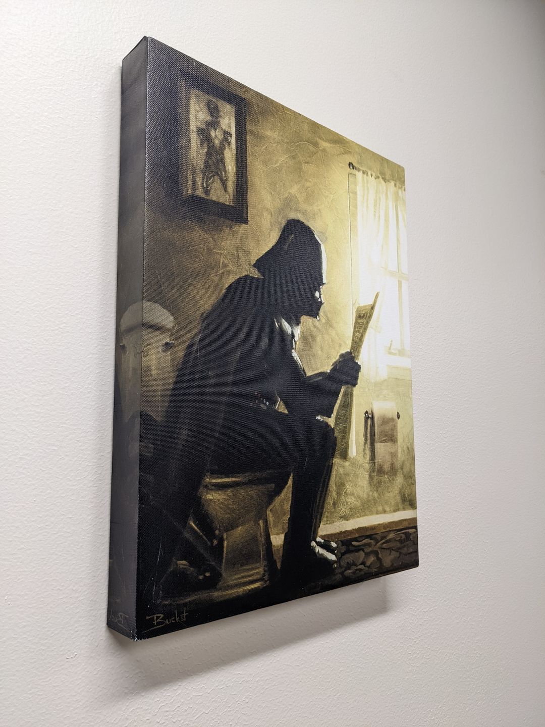 Customer photo review of Taking a Sith by Artist Bucket