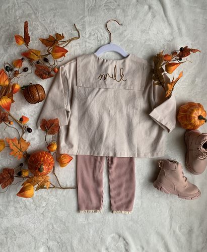 Customer photo review of Girls Pants Autumn Winter High Elastic Leggings Striped Pants Wholesale