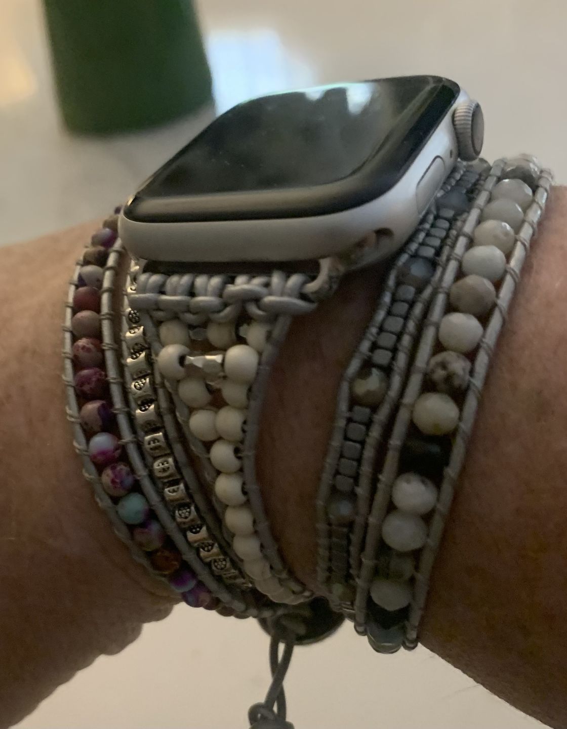 Customer photo review of Healing Turquoise Protection Apple Watch Strap