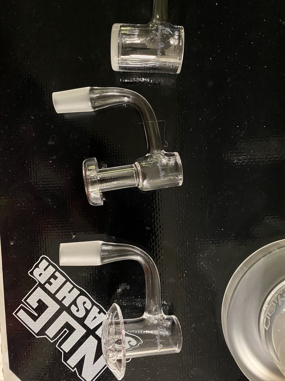 Customer photo review of HONEYSUCKLE BEVEL QUARTZ BANGER - 90° DEGREE | BL