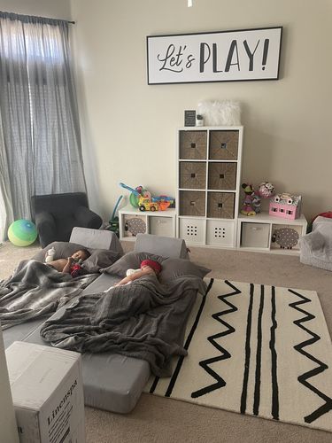 Customer photo review of Let's Play Kid's Bedroom Sign