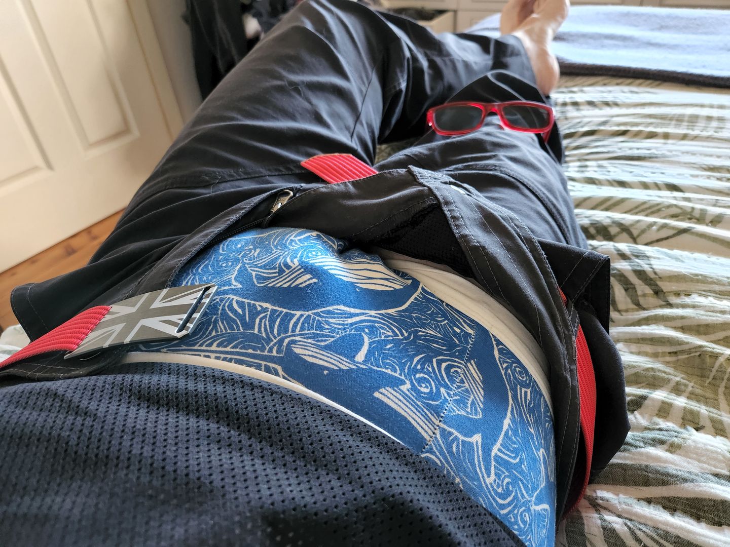 Customer photo review of Pouch Fronted Brief Plain Black