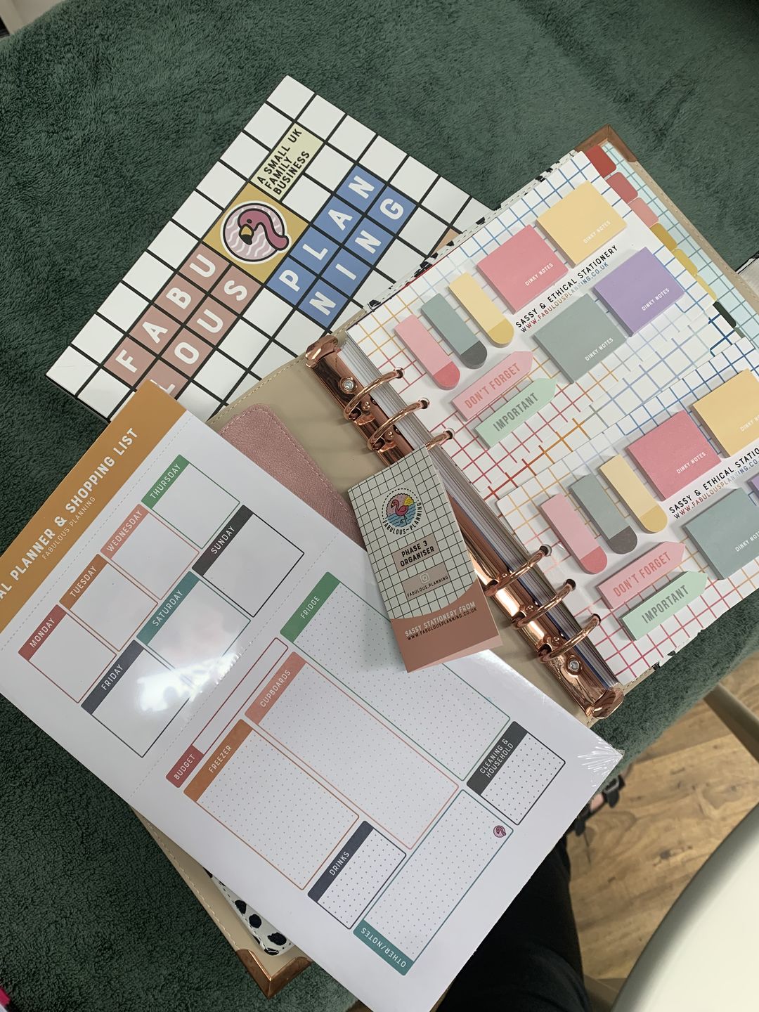 Customer photo review of DL 2-in-1 Shopping List / Meal Planner