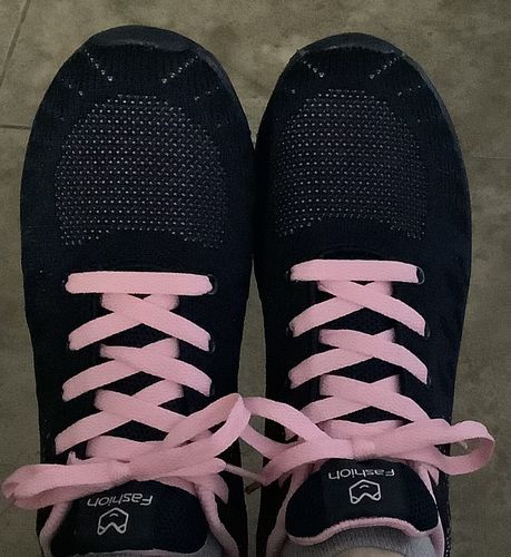Customer photo review of Stylish walking sneakers for women