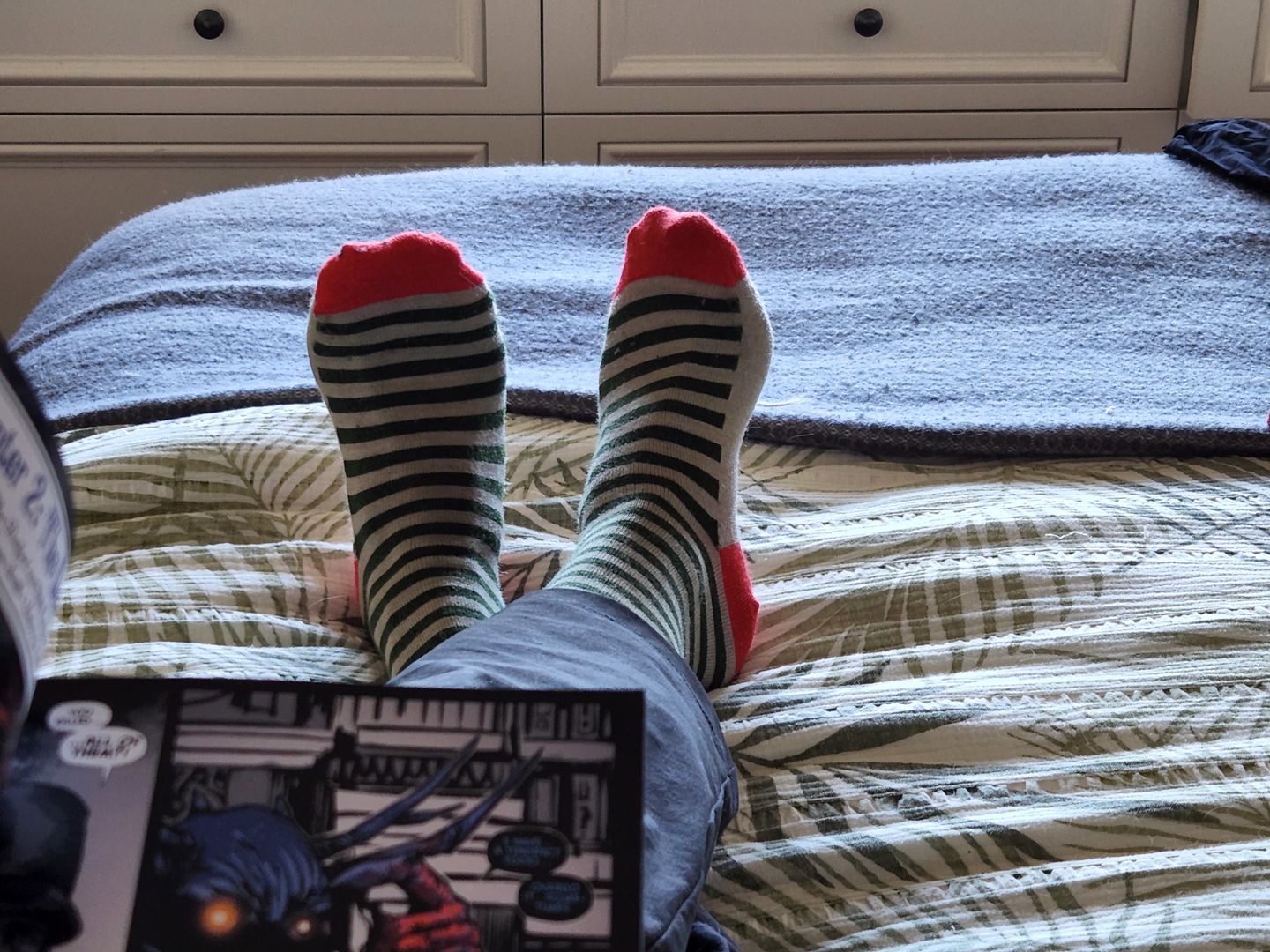 Customer photo review of Socks Mallow Stripe