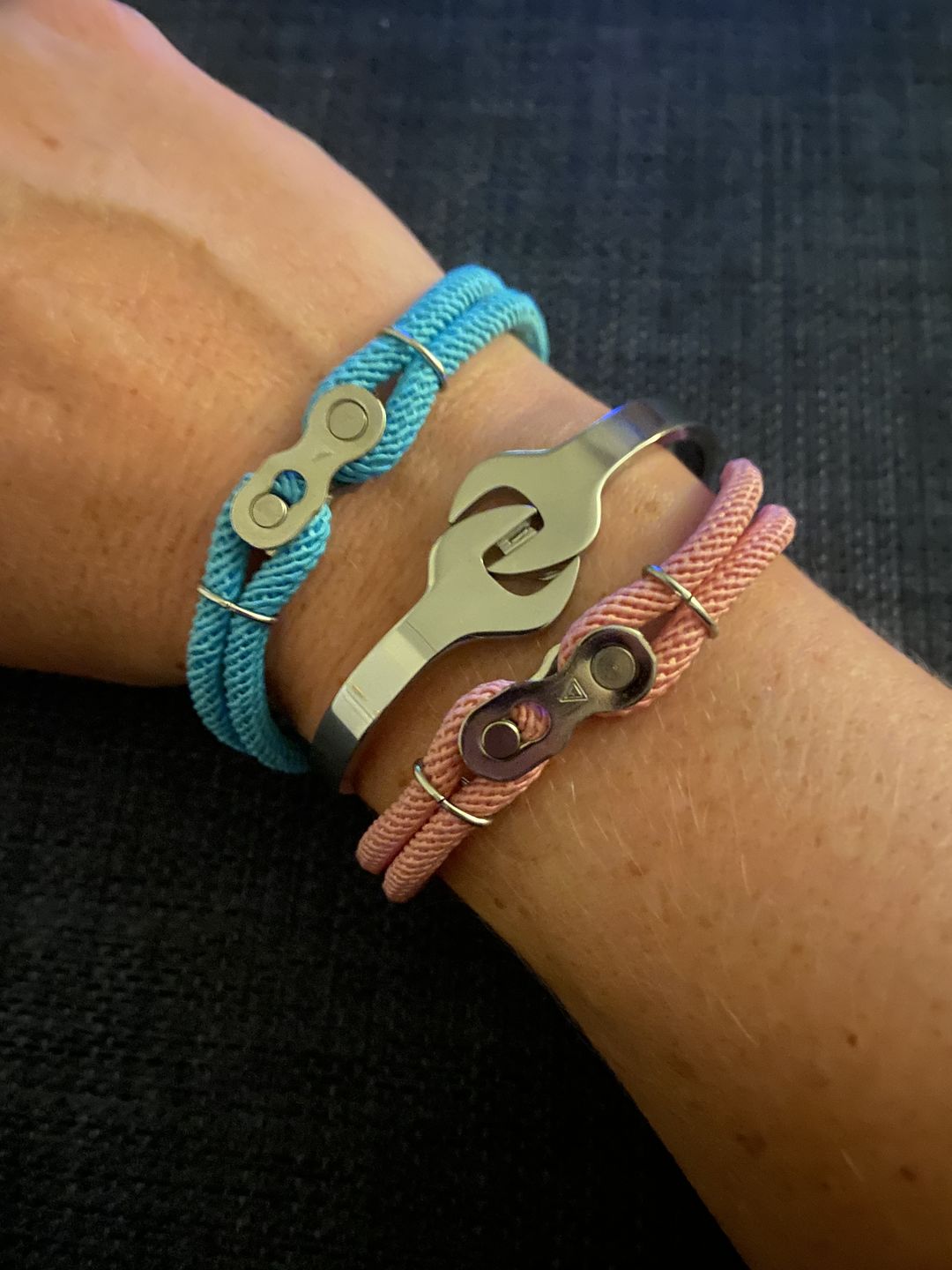 Customer photo review of Cycolinks Split Link Bracelet