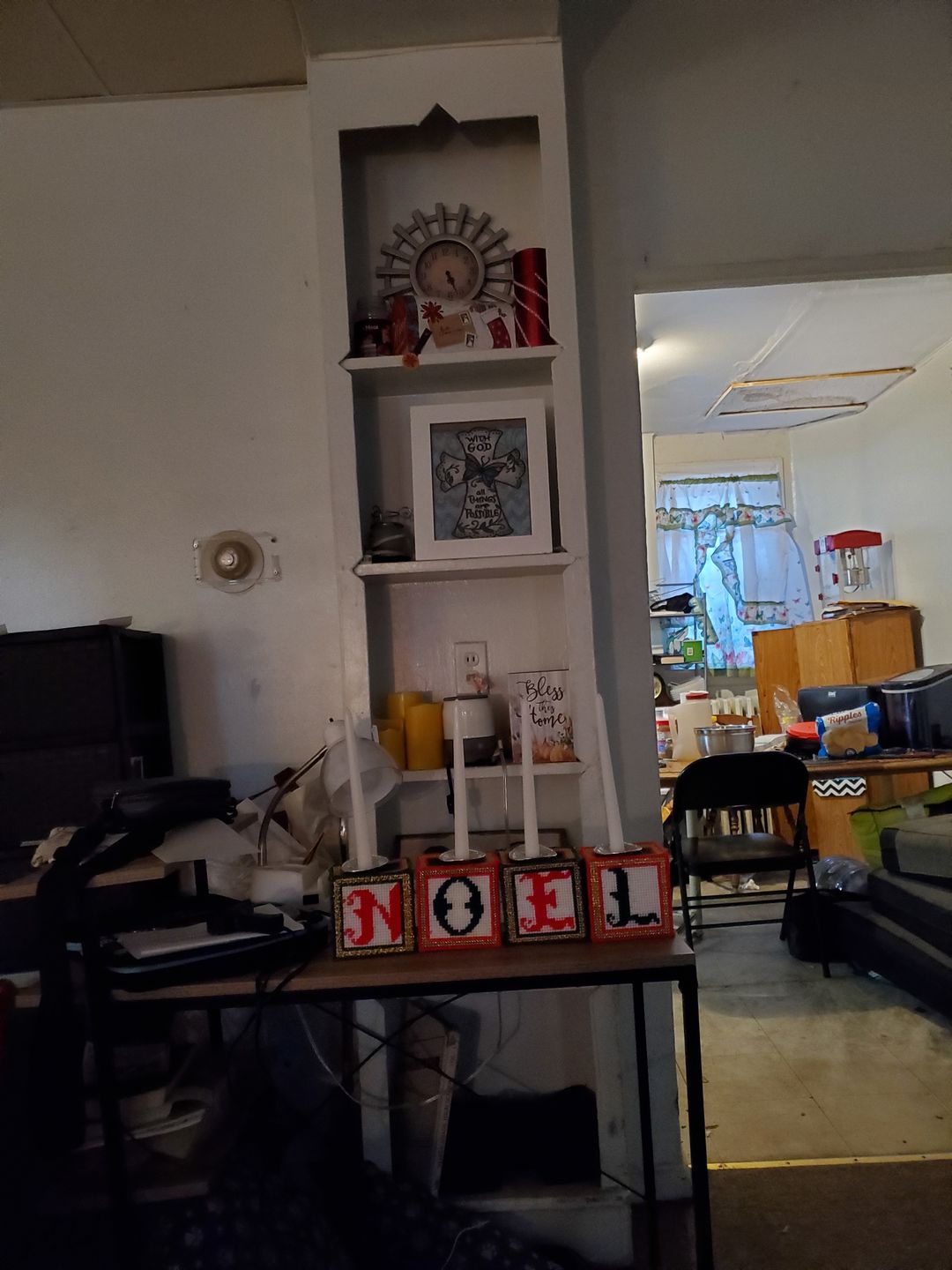 Customer photo review of Disposable Aluminum Fan Candle Holder