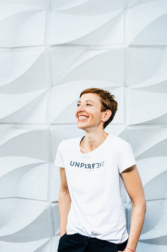 Customer photo review of 100% Organic Damen Shirt »UNPERFEKT«