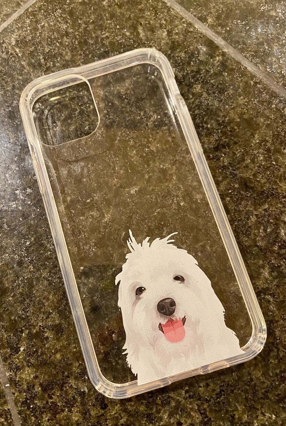 Customer photo review of Custom Pet Portrait Phone Cases