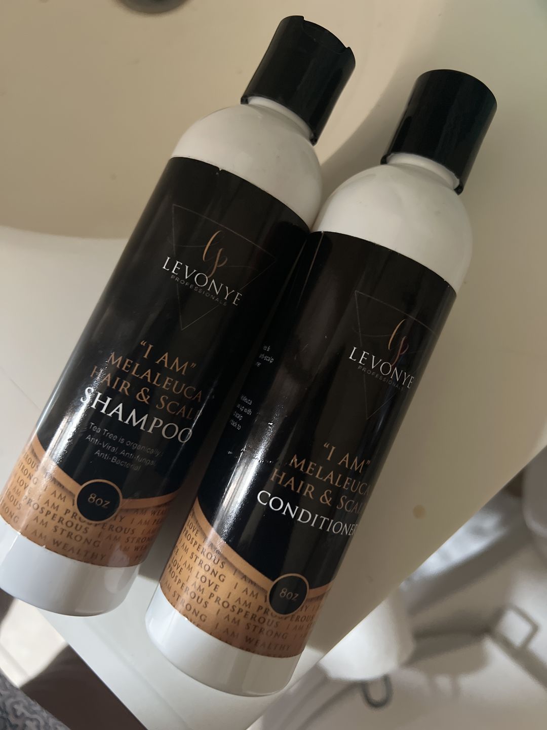 Customer photo review of "I AM" Melaleuca Hair&Scalp Combo