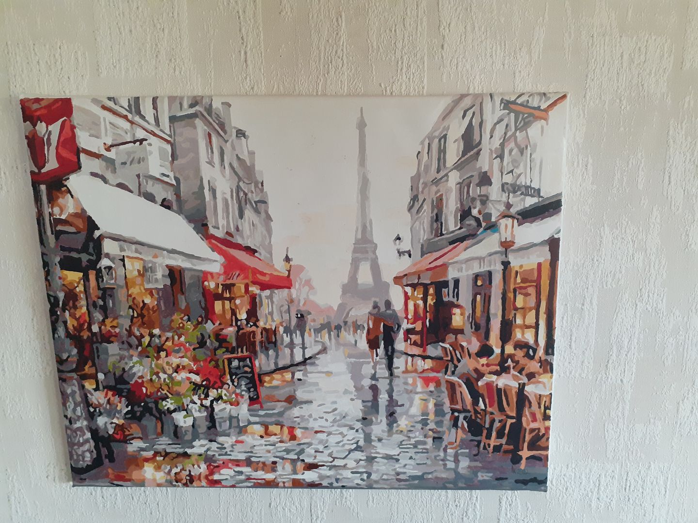 Customer photo review of Malen nach Zahlen - Pariser Straße