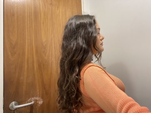 Customer photo review of Growth & Shine Hair Oil