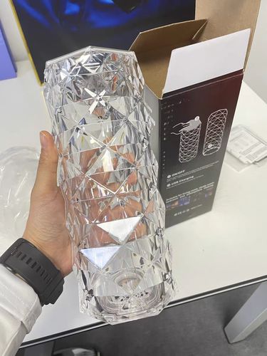 Customer photo review of Crystal Rose Lamp