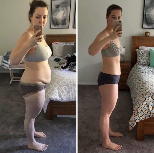 Customer photo review of InstaSlim™ Body Essence Spray
