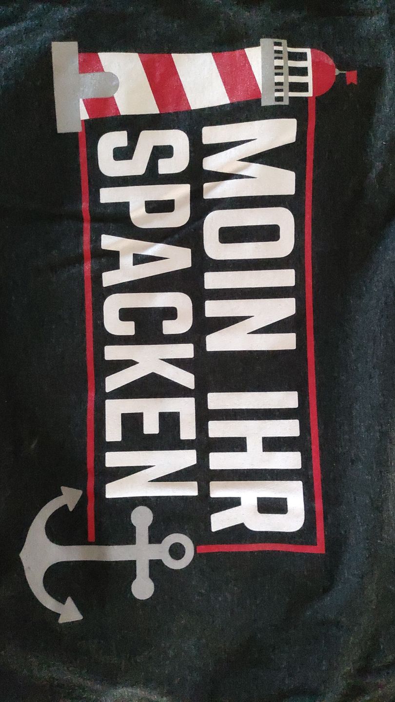 Customer photo review of Moin ihr Spacken · Herren Premium Bio T-Shirt