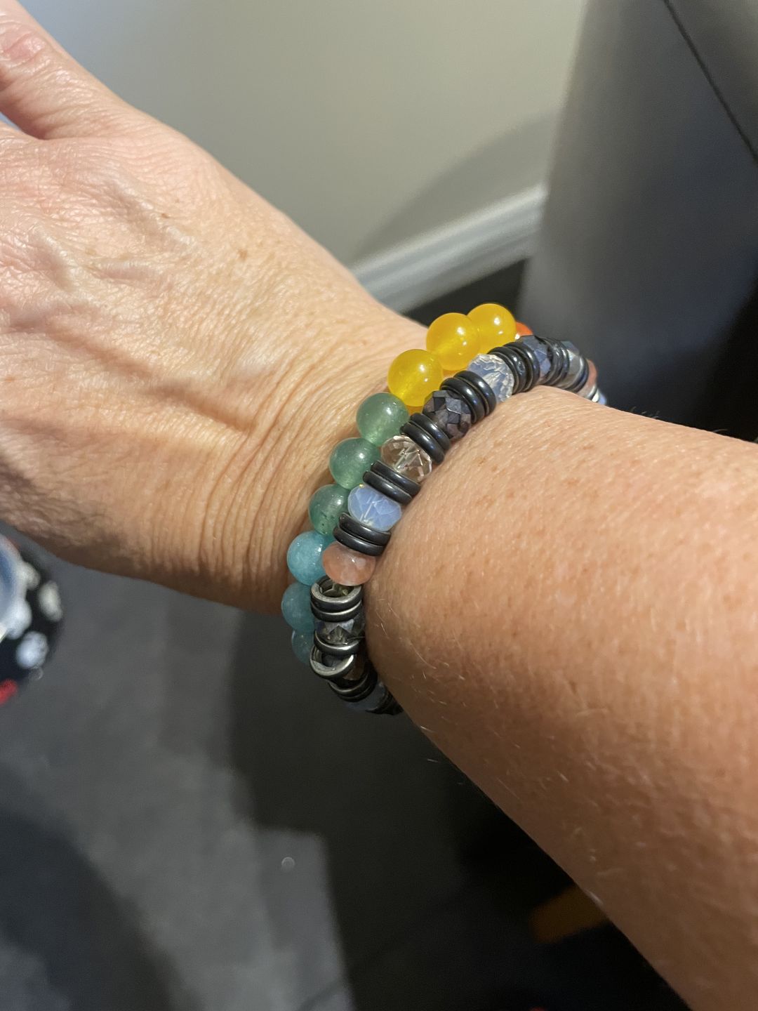 Customer photo review of Help For Paws™ Rainbow Bridge Memory Bracelet