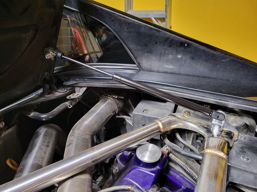 Customer photo review of Engine Lid Gas Strut Kit