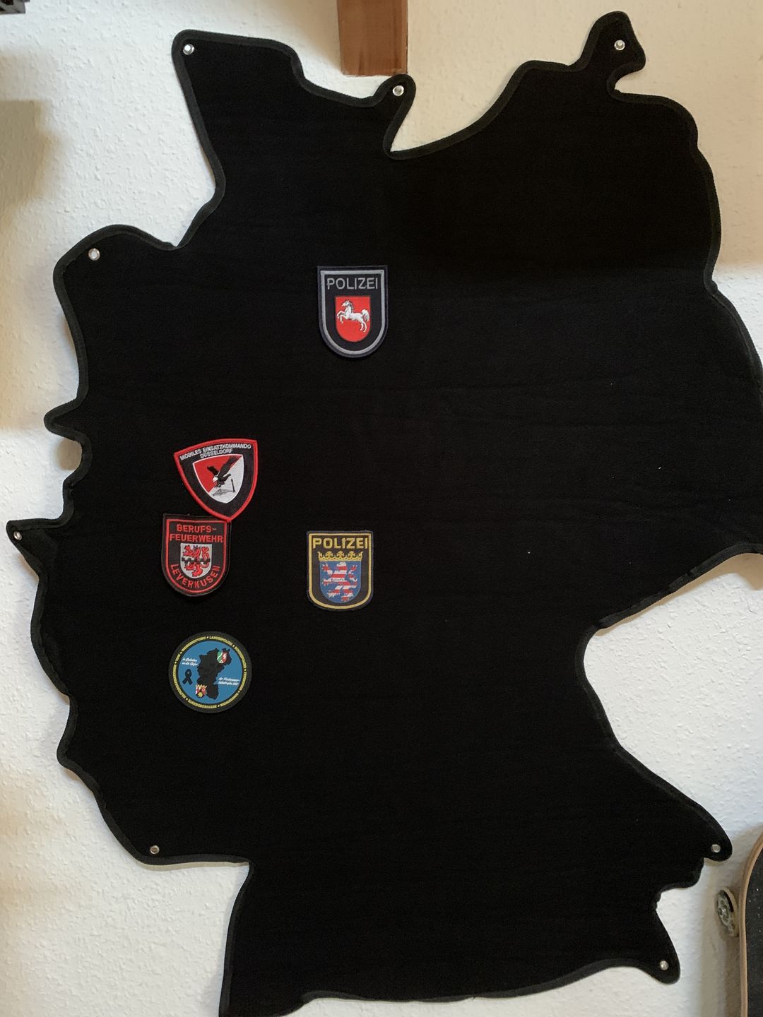 Customer photo review of Deutschland Patch-Klettmatte