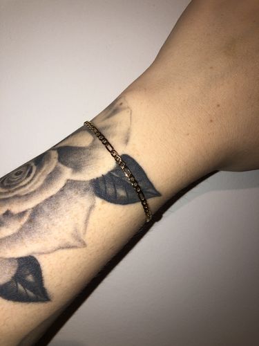 Customer photo review of Figaro bracelet 3mm