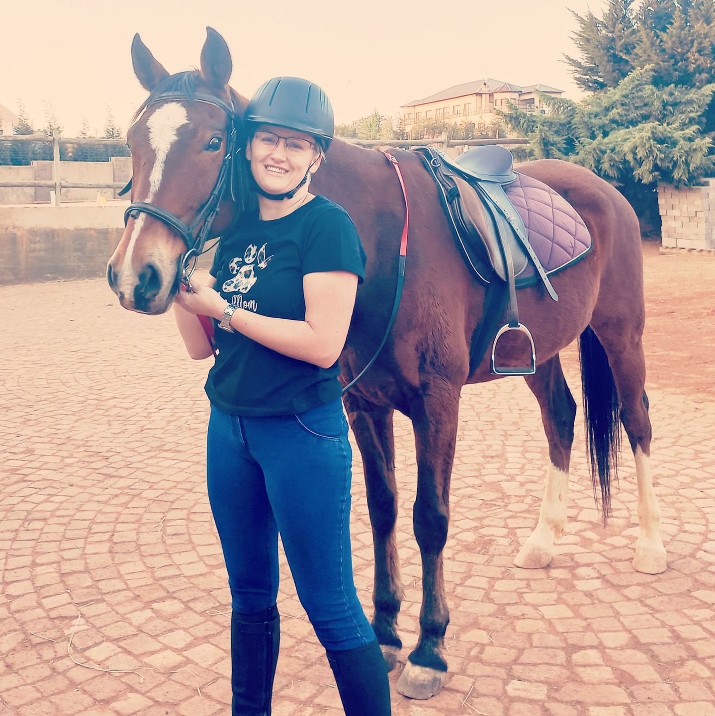 Customer photo review of Shapewear Butt lifting Jeggings - Dark Blue