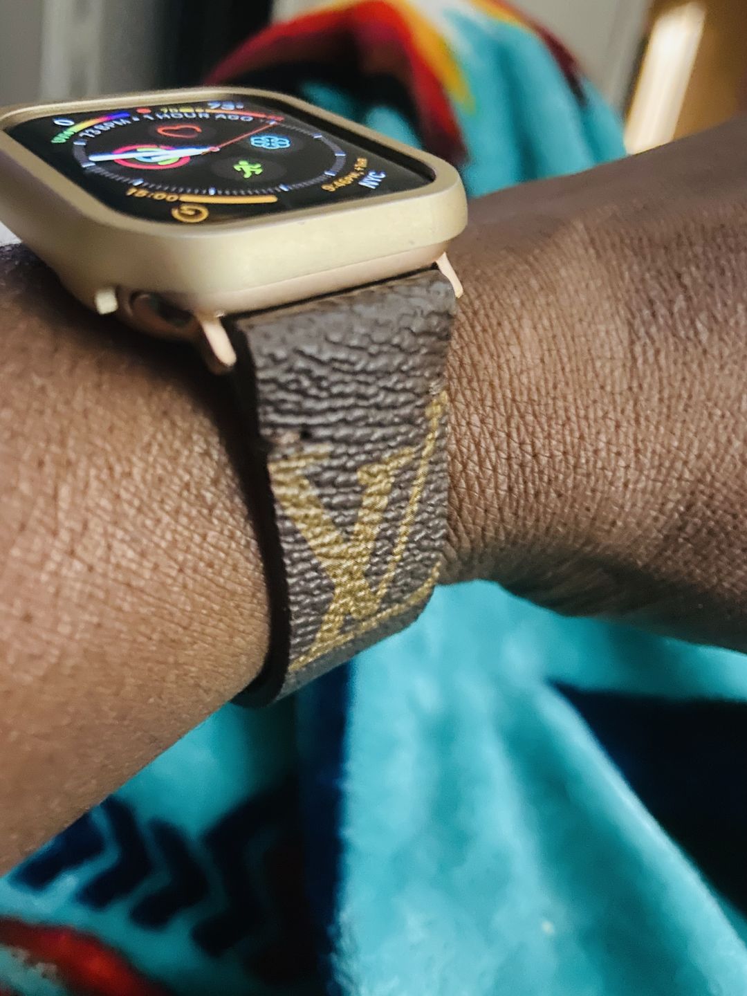 Customer photo review of Apple Watch Band Classic LV Monogram