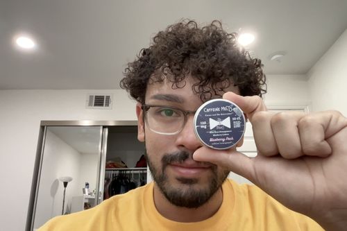Customer photo review of Old School Pack Zingers (Sour Green Apple + Grapeade, 120mg)
