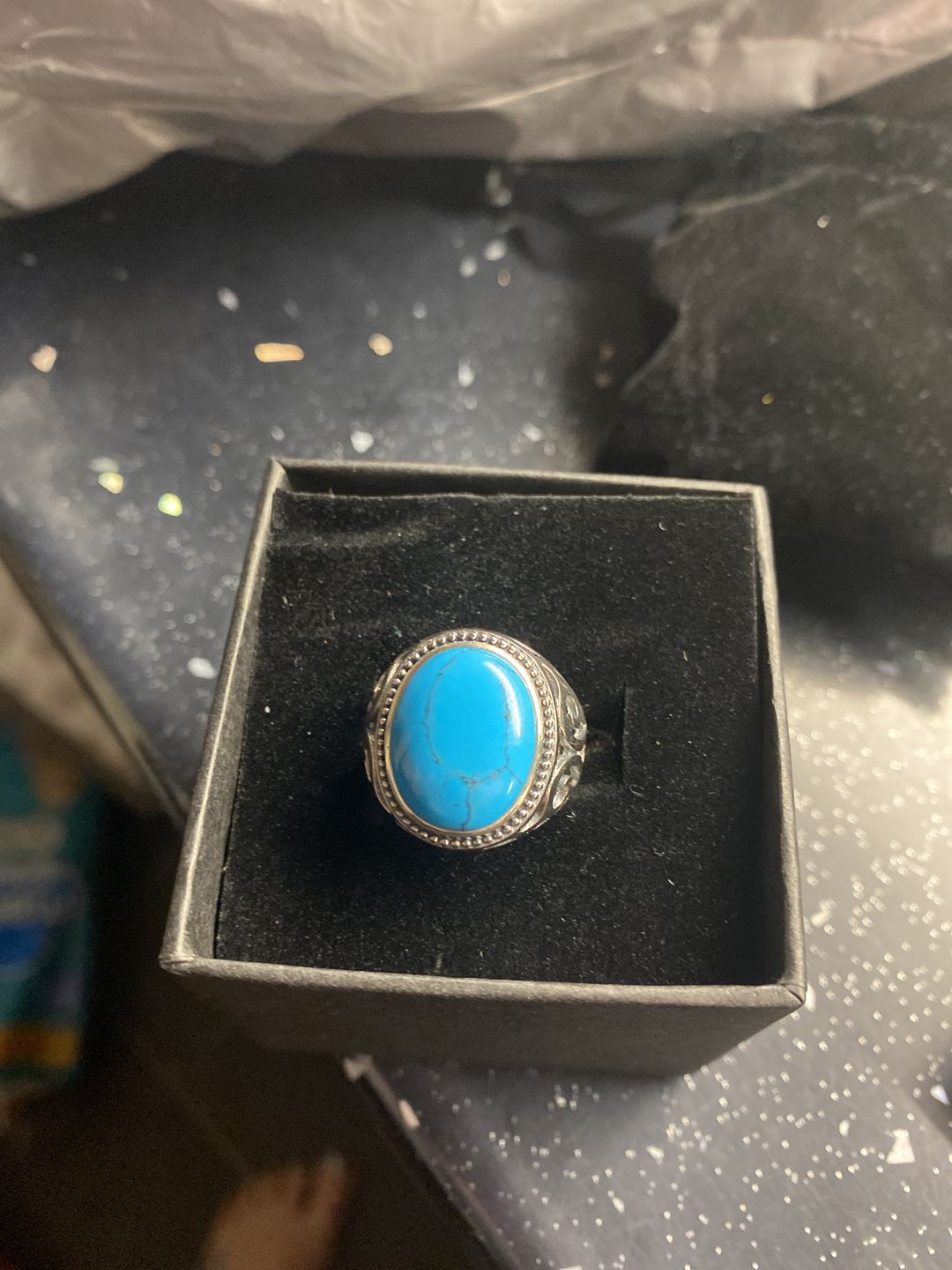 Customer photo review of Blue Eyes- 925 Silver