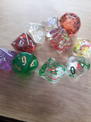 Customer photo review of D10 / W10 Würfel-Mix