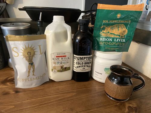 Customer photo review of 100% Grass Fed + Finished, Pasture Raised, Freeze-Dried Bison Liver Capsules