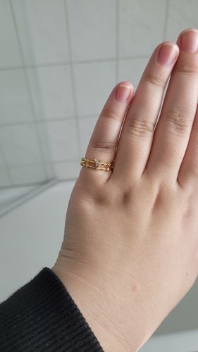 Kundenbewertung mit Foto zu Hakuna Matata S925 Silber Schmetterlingsring